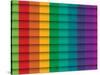 Colorful Background With Horizontal Lines-maxmitzu-Stretched Canvas