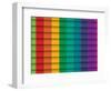 Colorful Background With Horizontal Lines-maxmitzu-Framed Art Print