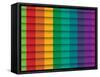 Colorful Background With Horizontal Lines-maxmitzu-Framed Stretched Canvas