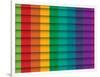 Colorful Background With Horizontal Lines-maxmitzu-Framed Art Print