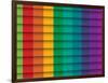 Colorful Background With Horizontal Lines-maxmitzu-Framed Art Print