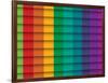 Colorful Background With Horizontal Lines-maxmitzu-Framed Art Print