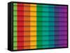 Colorful Background With Horizontal Lines-maxmitzu-Framed Stretched Canvas