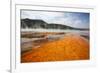 Colorful Bacteria Mat Surrounding Grand Prismatic Spring-CrackerClips Stock Media-Framed Photographic Print