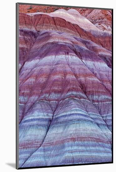 Colorful Bands of Layered Sediment in the Vermillion Cliffs NM, Utah-Chuck Haney-Mounted Photographic Print