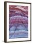 Colorful Bands of Layered Sediment in the Vermillion Cliffs NM, Utah-Chuck Haney-Framed Photographic Print