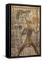 Colorful Bas-Relief, Ramses Ii, Luxor Temple, Luxor, Thebes, Egypt, North Africa, Africa-Richard Maschmeyer-Framed Stretched Canvas