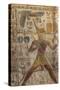 Colorful Bas-Relief, Ramses Ii, Luxor Temple, Luxor, Thebes, Egypt, North Africa, Africa-Richard Maschmeyer-Stretched Canvas