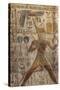 Colorful Bas-Relief, Ramses Ii, Luxor Temple, Luxor, Thebes, Egypt, North Africa, Africa-Richard Maschmeyer-Stretched Canvas