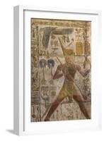 Colorful Bas-Relief, Ramses Ii, Luxor Temple, Luxor, Thebes, Egypt, North Africa, Africa-Richard Maschmeyer-Framed Photographic Print