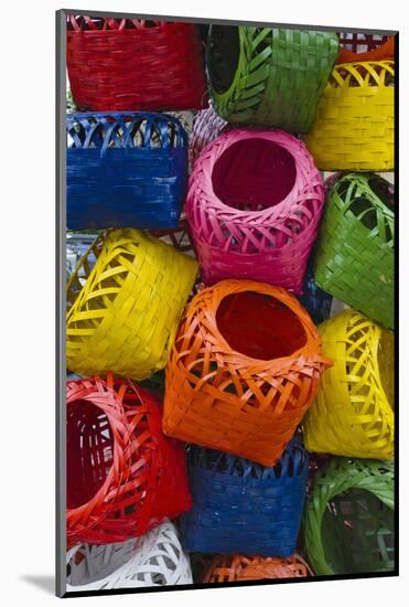 Colorful Baskets, Manila, Philippines-Keren Su-Mounted Photographic Print