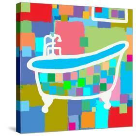 Colorful Bath I-Yashna-Stretched Canvas