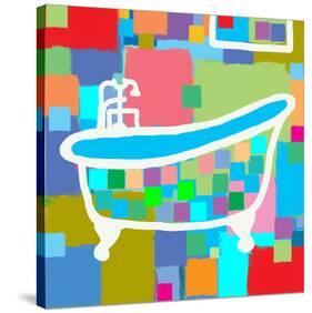 Colorful Bath I-Yashna-Stretched Canvas