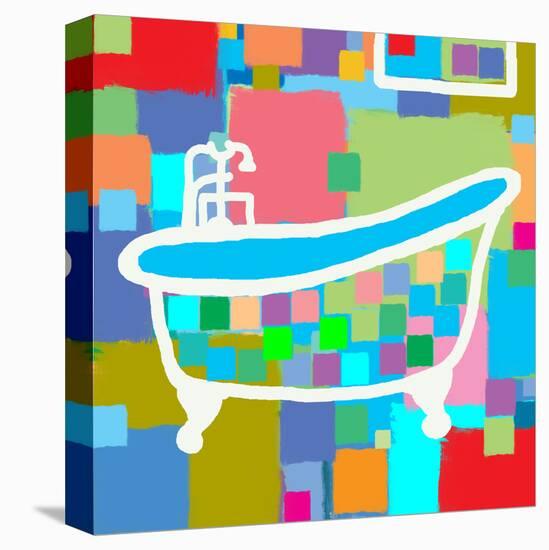 Colorful Bath I-Yashna-Stretched Canvas