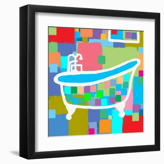 Colorful Bath I-Yashna-Framed Art Print