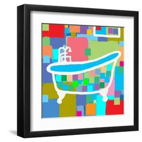 Colorful Bath I-Yashna-Framed Art Print