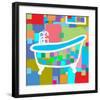 Colorful Bath I-Yashna-Framed Art Print