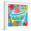 Colorful Bath I-Yashna-Framed Art Print