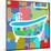 Colorful Bath I-Yashna-Mounted Art Print