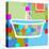 Colorful Bath II-Yashna-Stretched Canvas