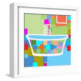 Colorful Bath II-Yashna-Framed Art Print