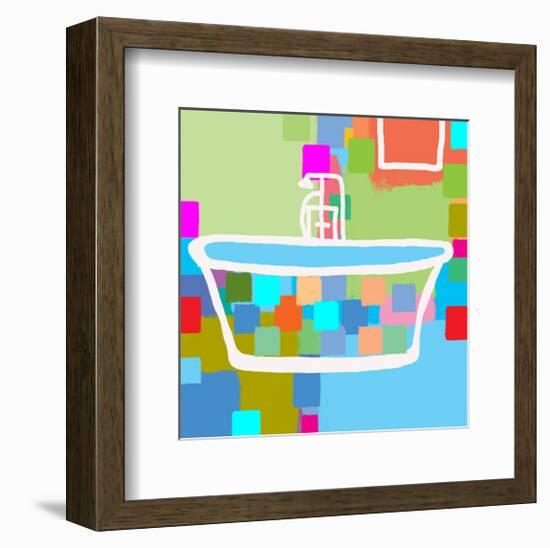 Colorful Bath II-Yashna-Framed Art Print