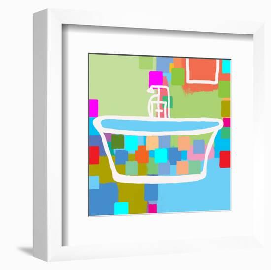 Colorful Bath II-Yashna-Framed Art Print