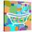 Colorful Bath III-Yashna-Stretched Canvas