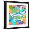 Colorful Bath III-Yashna-Framed Art Print