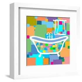 Colorful Bath III-Yashna-Framed Art Print