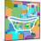 Colorful Bath III-Yashna-Mounted Art Print