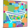 Colorful Bath III-Yashna-Mounted Art Print