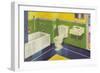 Colorful Bathroom-null-Framed Art Print