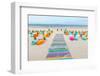 Colorful Beach Walkway Vietnam-Richard Silver-Framed Photographic Print