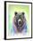 Colorful Bear Illustration. Bright Poster-Sovka-Framed Art Print