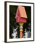 Colorful Birdhouse, Ogunquit, Maine, USA-Lisa S. Engelbrecht-Framed Photographic Print