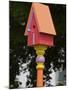 Colorful Birdhouse, Ogunquit, Maine, USA-Lisa S. Engelbrecht-Mounted Photographic Print