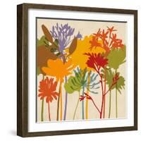 Colorful Bloom II-Erin Lange-Framed Art Print