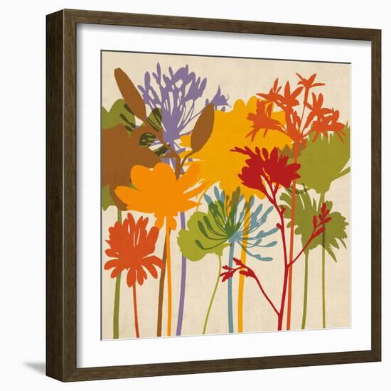 Colorful Bloom II-Erin Lange-Framed Art Print