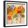 Colorful Bloom II-Erin Lange-Framed Art Print