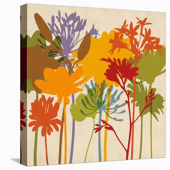 Colorful Bloom II-Erin Lange-Stretched Canvas
