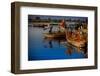 Colorful Boats at the Holi Festival, Vrindavan, Uttar Pradesh, India, Asia-Laura Grier-Framed Photographic Print