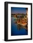 Colorful Boats at the Holi Festival, Vrindavan, Uttar Pradesh, India, Asia-Laura Grier-Framed Photographic Print