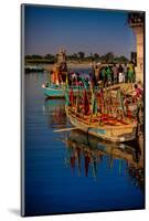 Colorful Boats at the Holi Festival, Vrindavan, Uttar Pradesh, India, Asia-Laura Grier-Mounted Photographic Print