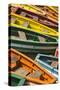 Colorful Boats, Manila, Philippines-Keren Su-Stretched Canvas