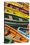 Colorful Boats, Manila, Philippines-Keren Su-Stretched Canvas