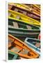 Colorful Boats, Manila, Philippines-Keren Su-Framed Photographic Print