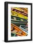Colorful Boats, Manila, Philippines-Keren Su-Framed Photographic Print