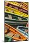 Colorful Boats, Manila, Philippines-Keren Su-Mounted Photographic Print