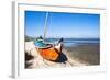 Colorful Boats on the Beach, Torreira, Aveiro, Beira, Portugal, Europe-G and M Therin-Weise-Framed Photographic Print